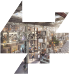 Zu sehen ist ein 3D-Rendering, wie das spätere Museum aussehen könnte. 2024/25 läuft jedoch ein Architekturwettbewerb, der neue Entwürfe erarbeitet.