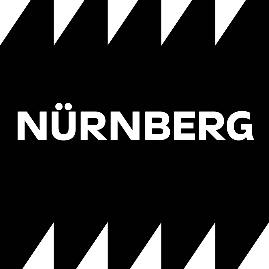 Graphic with the word NÜRNBERG written in capital letters.